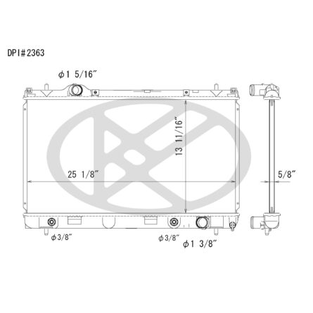 Koyorad A2363 Radiator