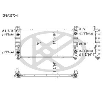 Koyorad A2370-1 Radiator