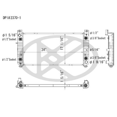 Koyorad A2370-1 Radiator