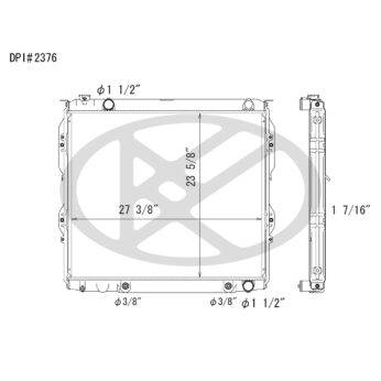 Koyorad A2376 Radiator