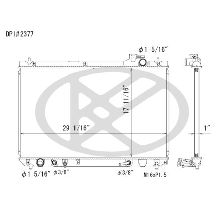 Koyorad A2377 Radiator