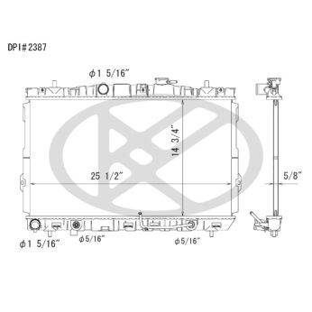 Koyorad A2387 Radiator