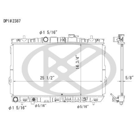 Koyorad A2387 Radiator