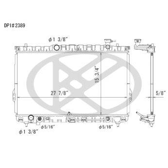 Koyorad A2389 Radiator