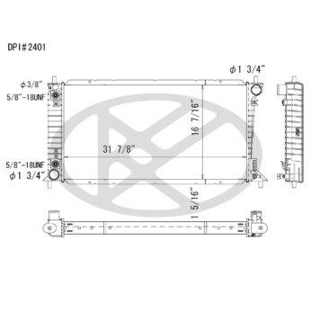 Koyorad A2401 Radiator