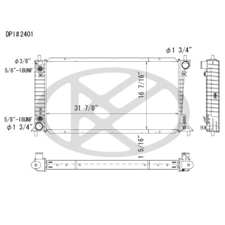 Koyorad A2401 Radiator