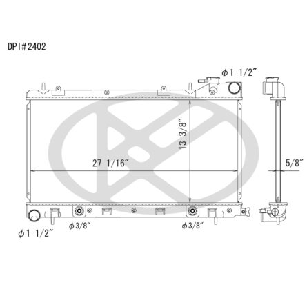 Koyorad A2402 Radiator