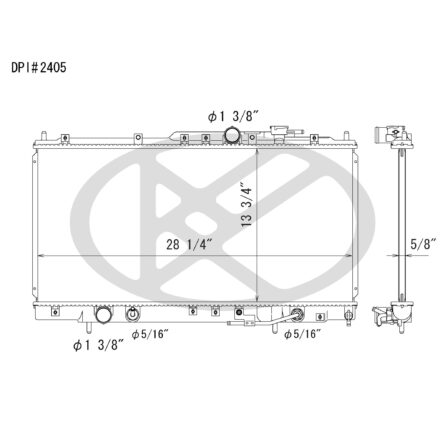 Koyorad A2405 Radiator