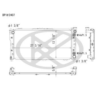 Koyorad A2407 Radiator