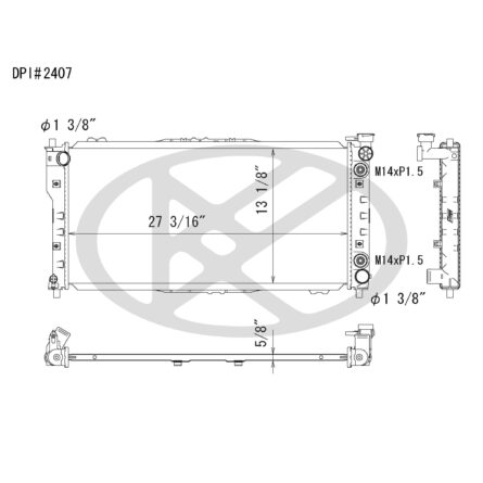 Koyorad A2407 Radiator