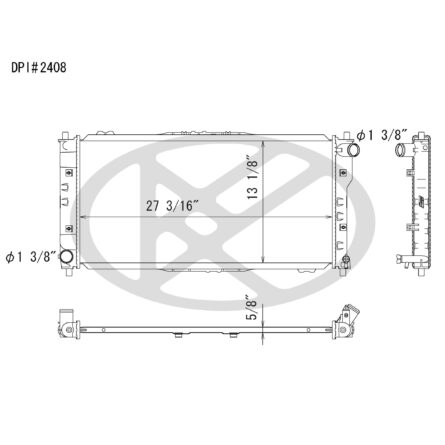 Koyorad A2408 Radiator