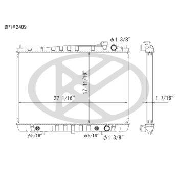 Koyorad A2409 Radiator