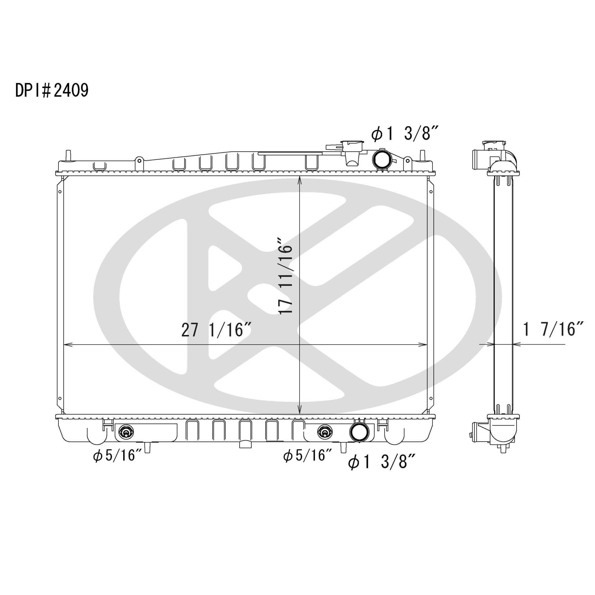 Koyorad A2409 Radiator