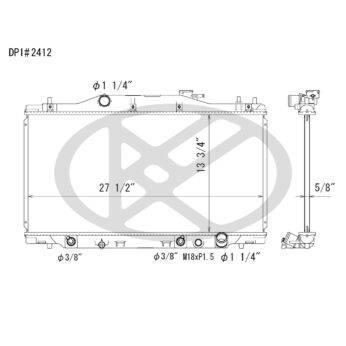 Koyorad A2412 Radiator