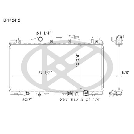 Koyorad A2412 Radiator