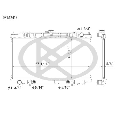 Koyorad A2413 Radiator