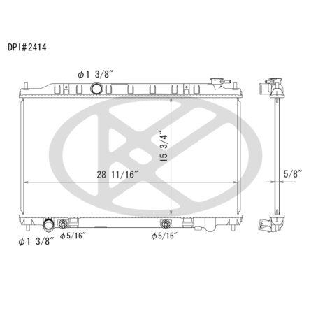 Koyorad A2414 Radiator