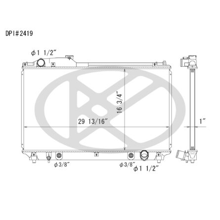 Koyorad A2419 Radiator