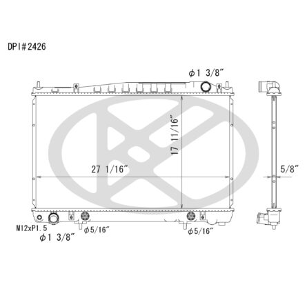 Koyorad A2426 Radiator