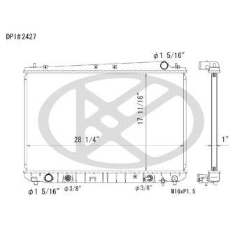 Koyorad A2427 Radiator