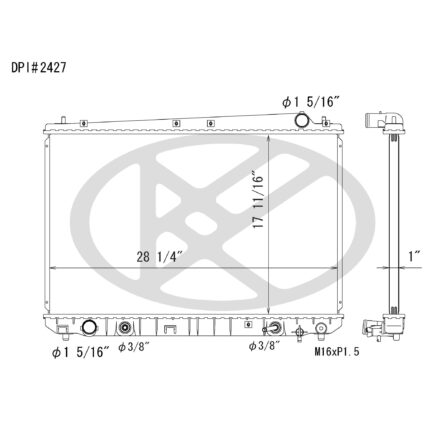 Koyorad A2427 Radiator