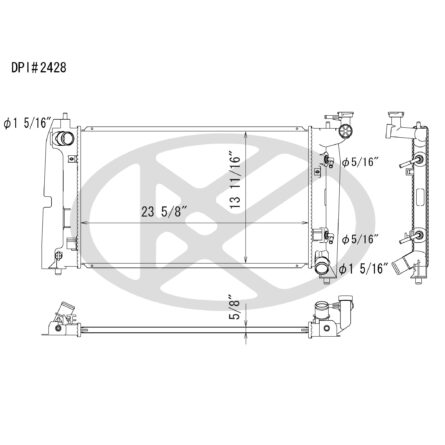 Koyorad A2428 Radiator