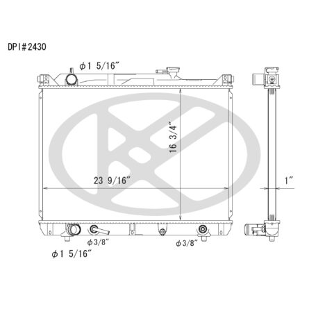 Koyorad A2430 Radiator