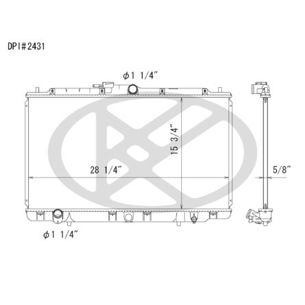 Koyorad A2431 Radiator