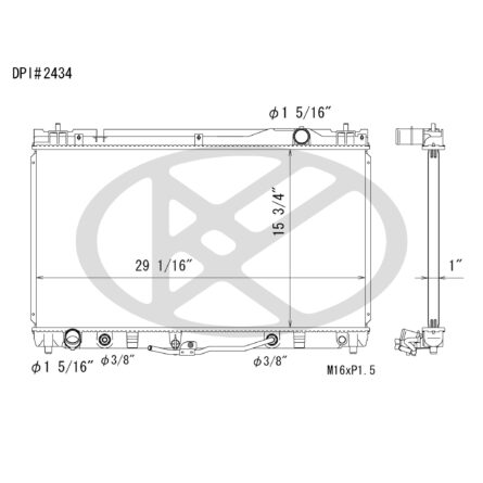 Koyorad A2434 Radiator