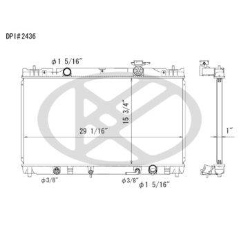 Koyorad A2436 Radiator