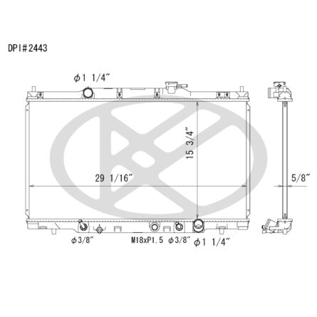 Koyorad A2443 Radiator