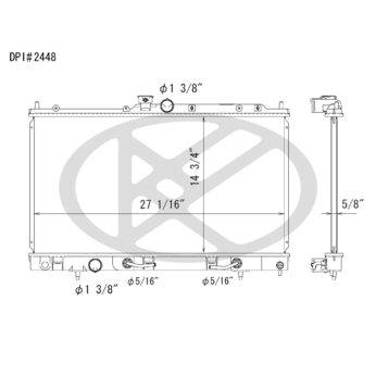 Koyorad A2448 Radiator