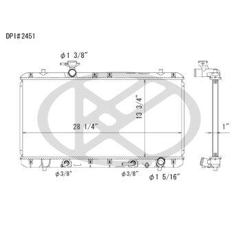 Koyorad A2451 Radiator