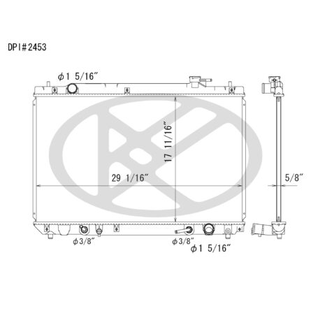 Koyorad A2453 Radiator