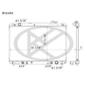 Koyorad A2454 Radiator