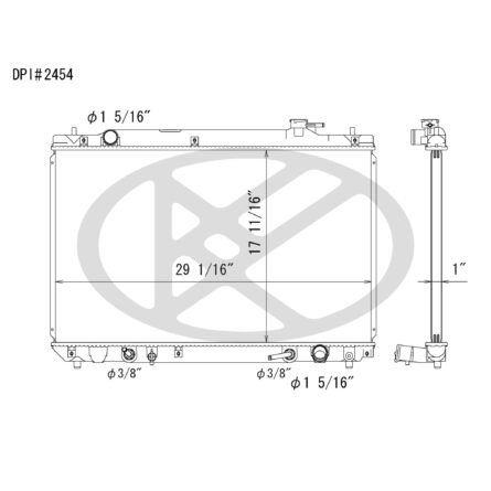 Koyorad A2454 Radiator