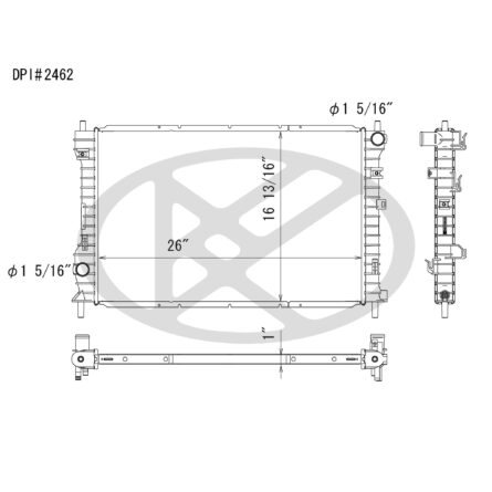 Koyorad A2462 Radiator