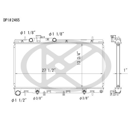 Koyorad A2465 Radiator