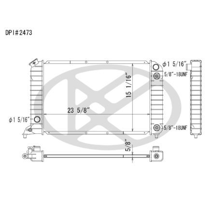 Koyorad A2473 Radiator