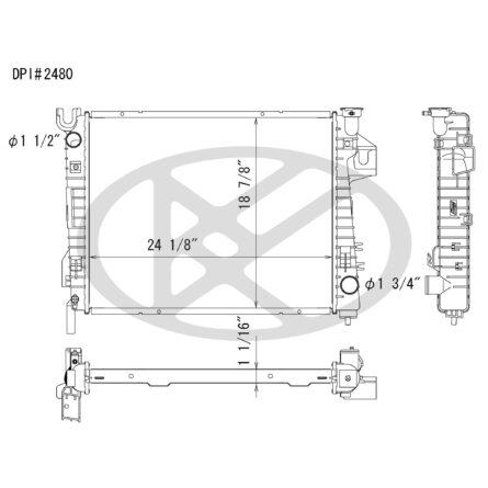 Koyorad A2480 Radiator