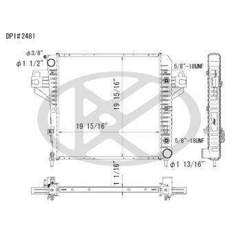 Koyorad A2481 Radiator