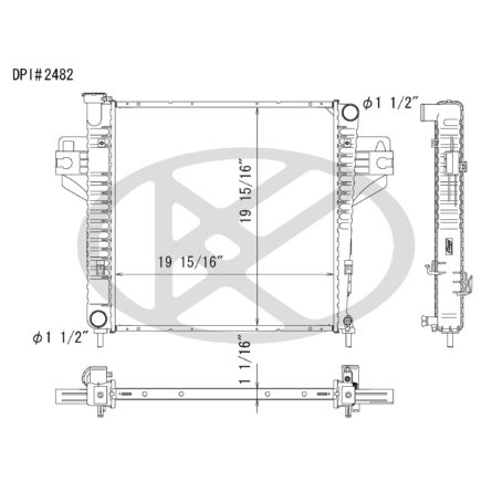 Koyorad A2482 Radiator