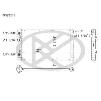 Koyorad A2518 Radiator