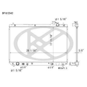 Koyorad A2542 Radiator
