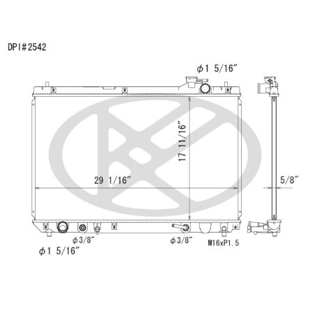 Koyorad A2542 Radiator