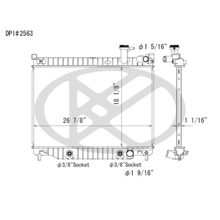 Koyorad A2563 Radiator