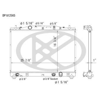 Koyorad A2565 Radiator