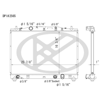 Koyorad A2565 Radiator