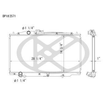 Koyorad A2571 Radiator
