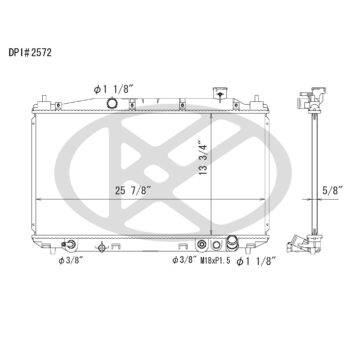 Koyorad A2572 Radiator
